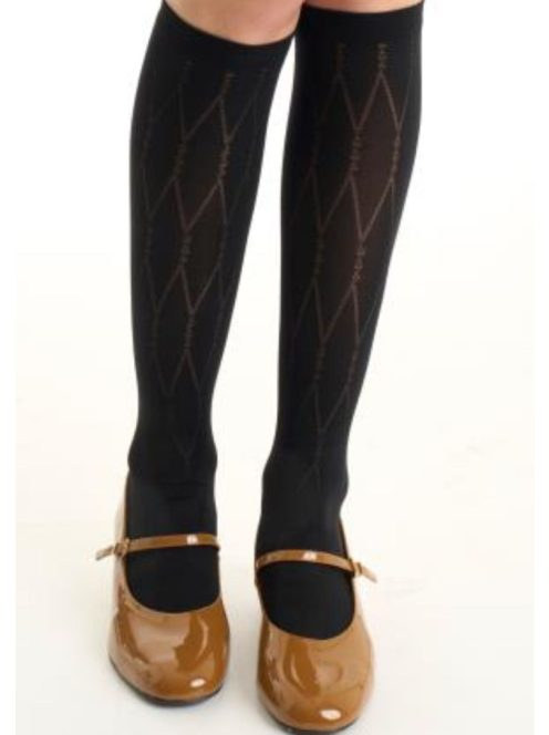 Mura 4241 mikrofibra 50 den-es zokni gyémánt mintával