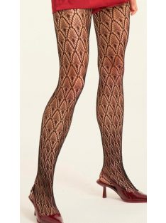 Mura 4252 - gyémánt mintás, csipke harisnyanadrág
