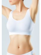 Giulia Női top/sport melltartó, vastag vagy spagetti pánttal, lézervágott, varrás nélküli