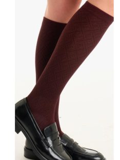   Mura 4236 mikrofibra 60 den-es zokni két színű hurok efekttel