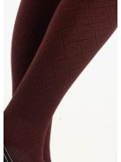 Mura 4236 mikrofibra 60 den-es zokni két színű hurok efekttel