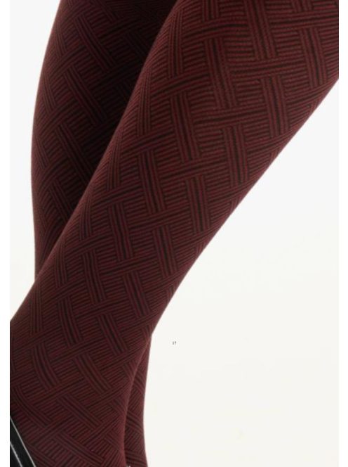 Mura 4236 mikrofibra 60 den-es zokni két színű hurok efekttel