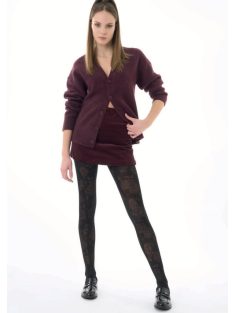   Mura 4209 mikrofibra 50 den-es harisnyanadrág virág mintával