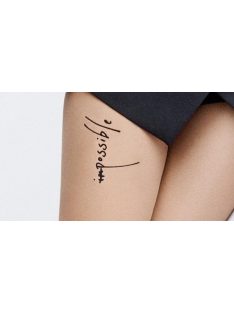   Marilyn C06 harisnyanadrág combnál 'impossible' felirattal