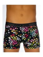 Szövött gumis, színes mintás szűkszárú boxer NY-001