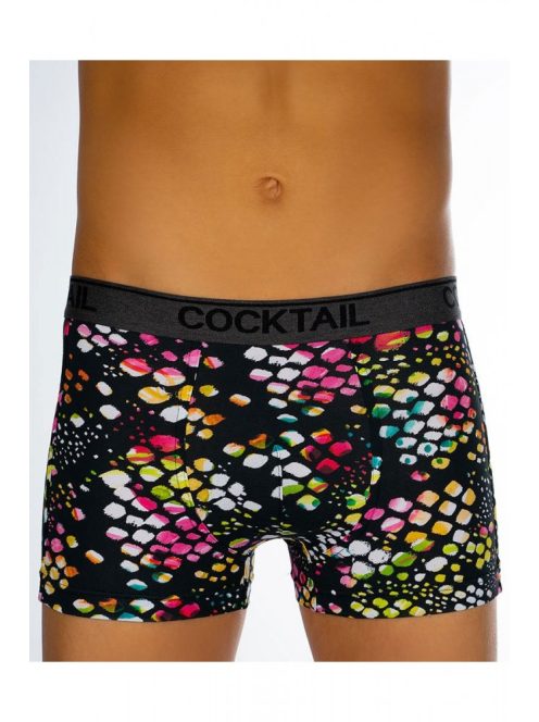 Szövött gumis, színes mintás szűkszárú boxer NY-001
