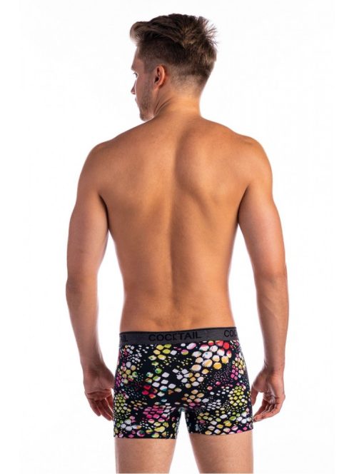Szövött gumis, színes mintás szűkszárú boxer NY-001