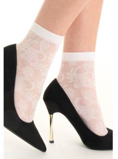 Mura 4224 tüll lycra 40 den-es bokazokni virág mintával