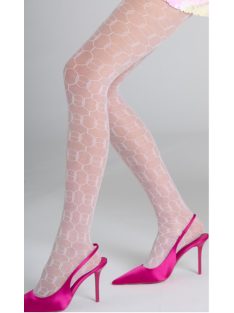 Mura 4179 harisnyanadrág 20 Den-es lánc hímzett mintával