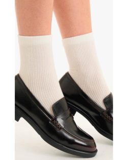   Mura 4218 kasmír tartalmú 80 den-es bokazokni hímzett bordázott mintával