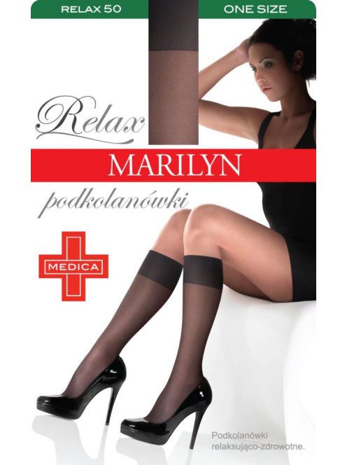 MARILYN PIANO RELAX 50 női kompressziós hatású térdzokni