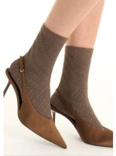   Mura 4221 mikrofibra bokazokni 60 den-es 2 színű hurok efekttel