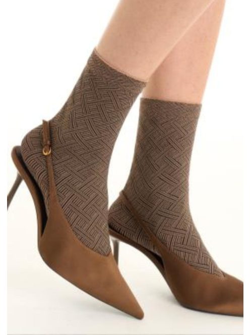 Mura 4221 mikrofibra bokazokni 60 den-es 2 színű hurok efekttel