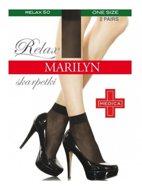 MARILYN PETKI RELAX 50 / 1 DOBOZBAN 2 PÁR női kompressziós hatású bokazokni
