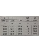 Giulia MOLLY 200 Plus size méretű téli harisnyanadrág, széles, betétrészes csípőkialakítással