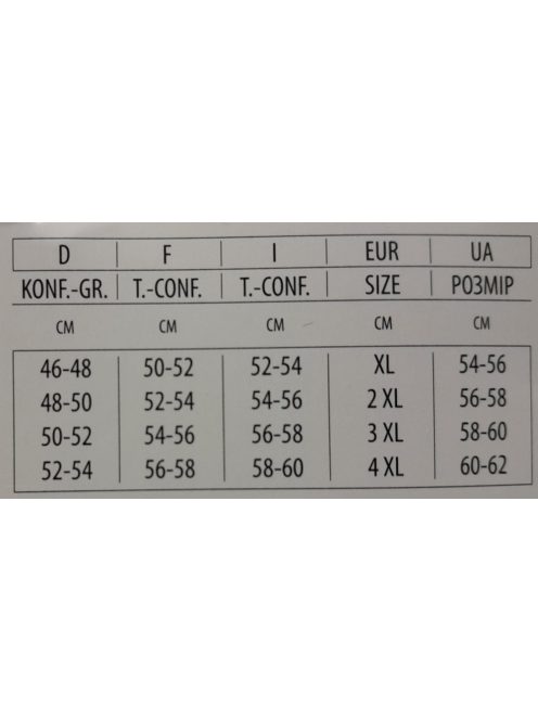 Giulia MOLLY 200 Plus size méretű téli harisnyanadrág, széles, betétrészes csípőkialakítással