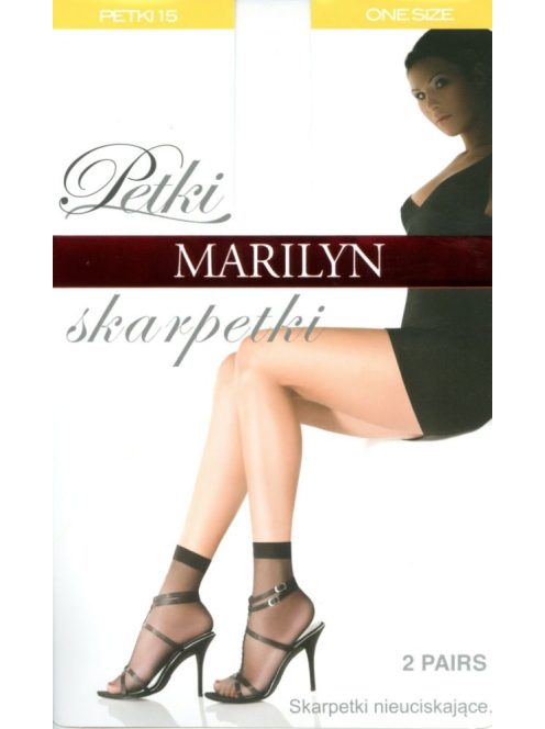 MARILYN PETKI 15 / 1 dobozban 2 pár bokazokni