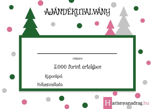 Image of AJÁNDÉKUTALVÁNY 3000
