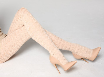 Image of Marilyn D09 jacquard mintás, bambusz szálas harisnyanadrág