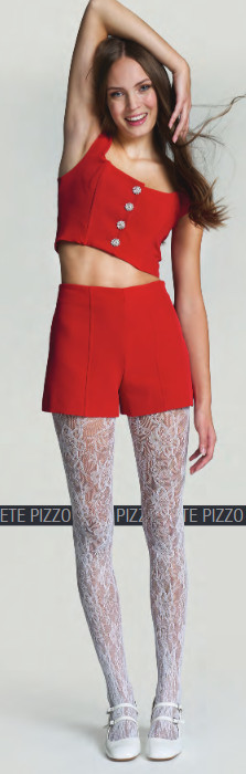 Image of Mura 4172 harisnyanadrág csipke mintával